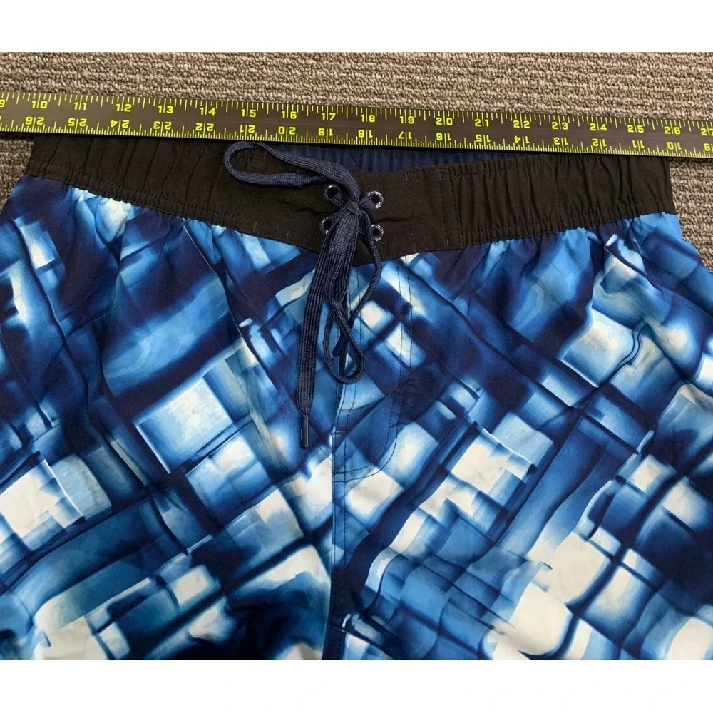 Men's Zeroxposur Swim Trunks Galaxy Safety Pouch Size Large